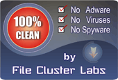JobTabs job search software is certied bo be 100 percent clean by File Cluster Labs.